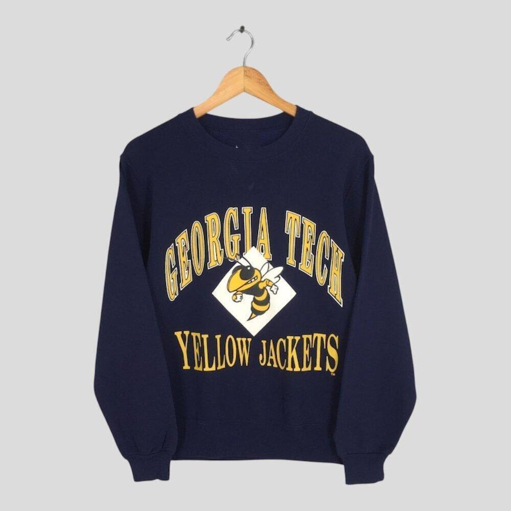 Georgia Tech Yellow Jackets Ncaa University Crewneck Sweatshirt
